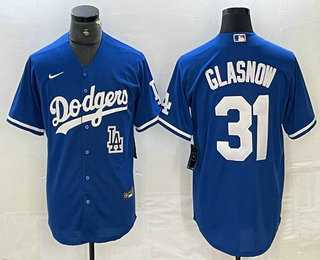Men's Los Angeles Dodgers #31 Tyler Glasnow Blue Stitched Cool Base Nike Jerseys,We sell and wholesale Men's Los Angeles Dodgers #31 Tyler Glasnow Blue Stitched Cool Base Nike Jerseys on line form chian!